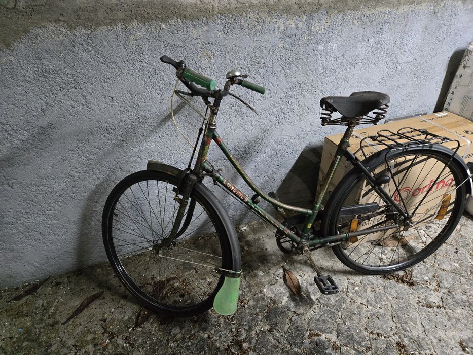 Biçicleta pasteleira com mudanças