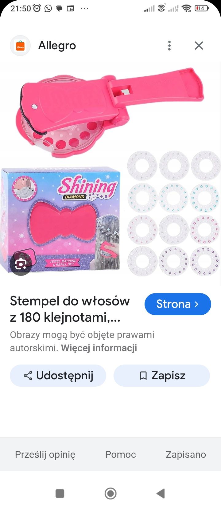 Produkt do stylizacji włosów i akcesoriow