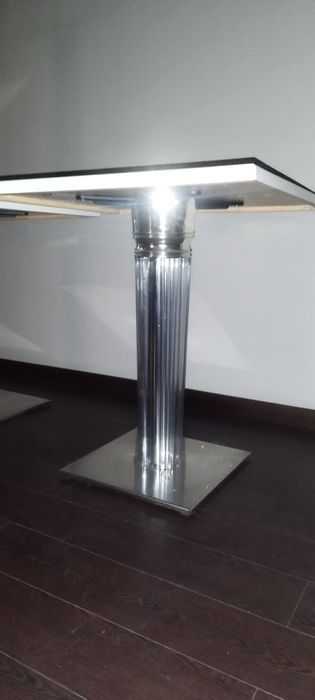 Mesa  em acrilico e inox