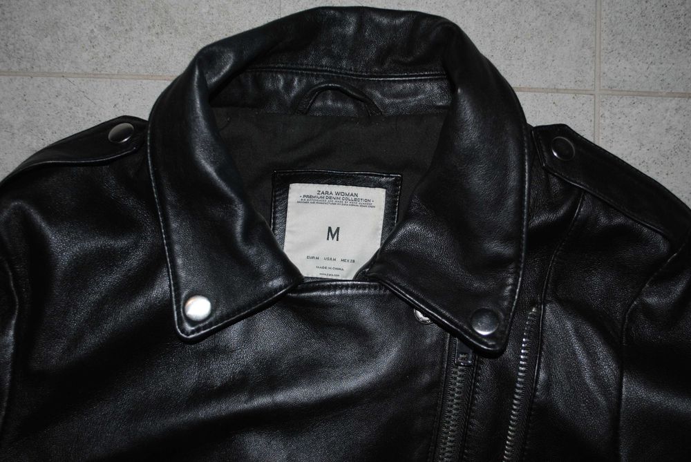 Kurtka skórzana ZARA WOMAN roz M stan IDEALNY