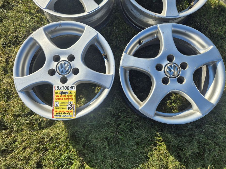 Alufelgi 5x100 15Cali Toyota Subaru Rover VW Audi Seat Skoda