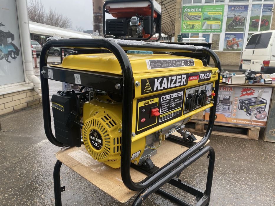 Генератор KAIZER 3.5 квт PQM, медь бесплатная доставка