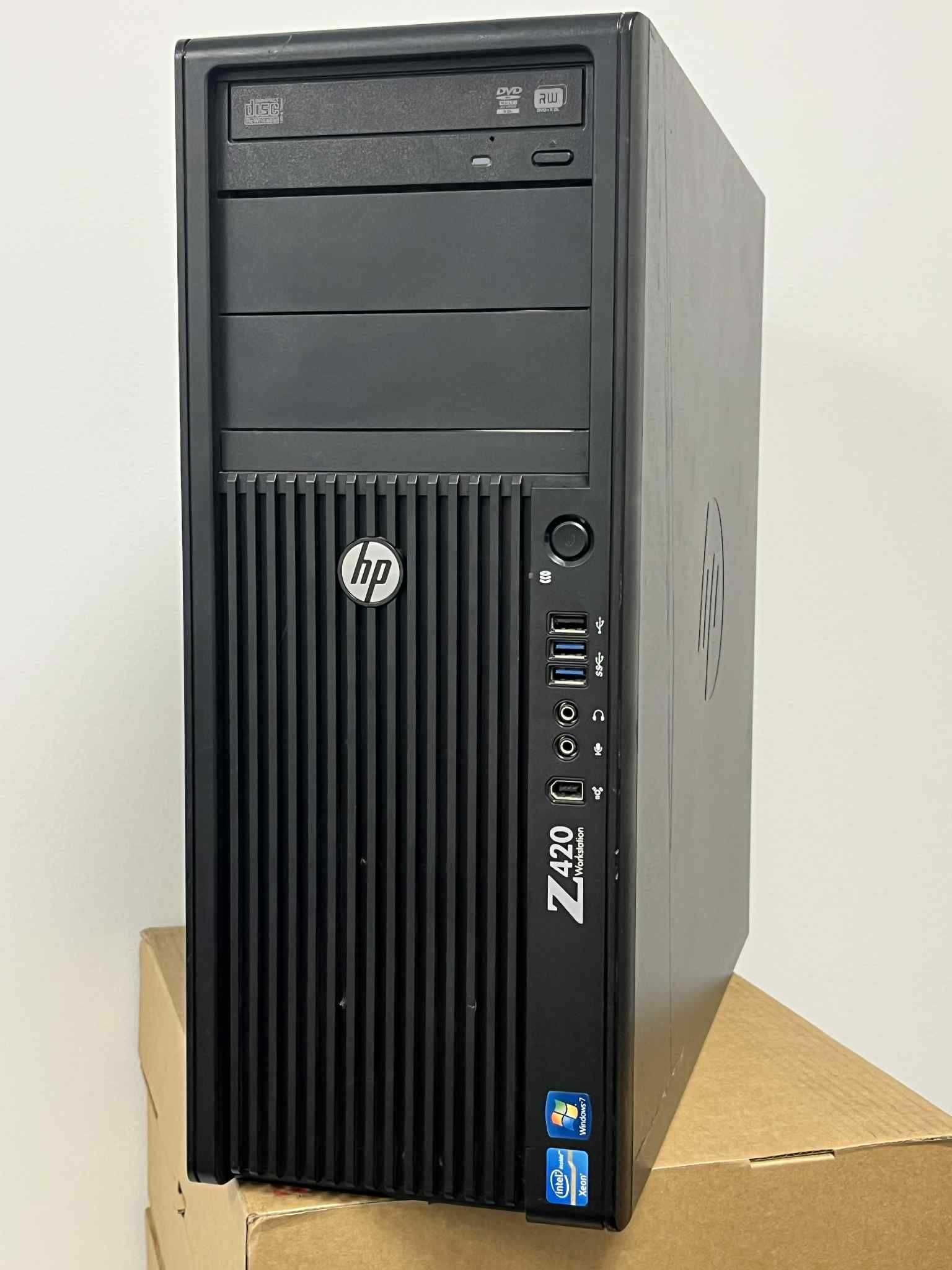 Komputer Stacjonarny HP Z420 16GB RAM 120GB SSD Linux Nvidia