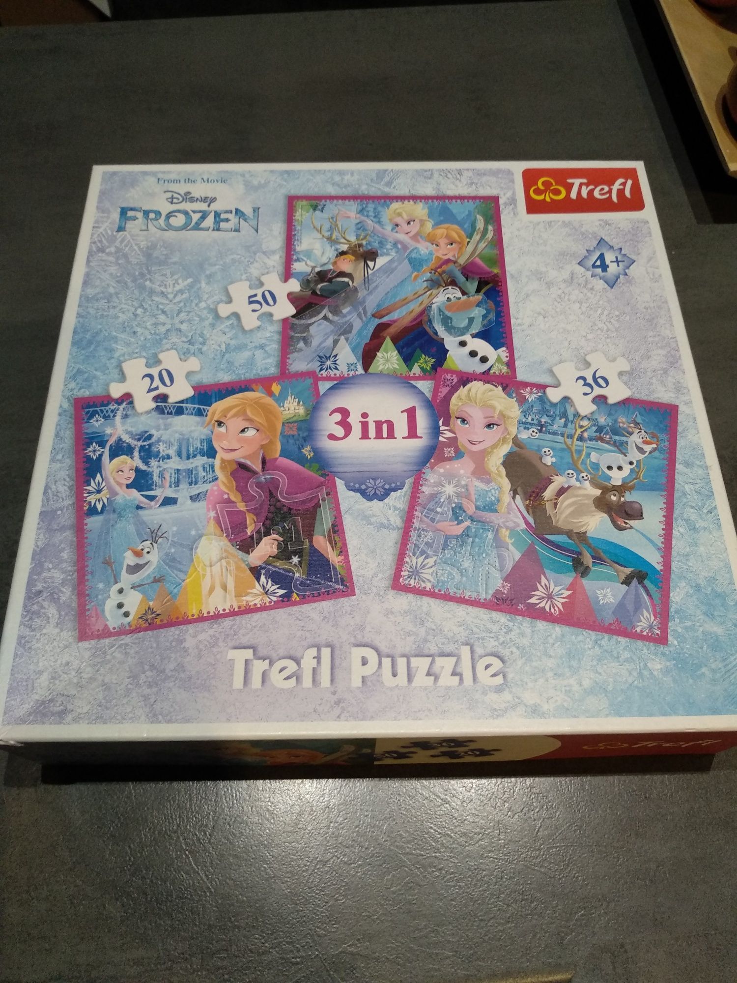 Puzzle 3 w 1 Trefl Frozen