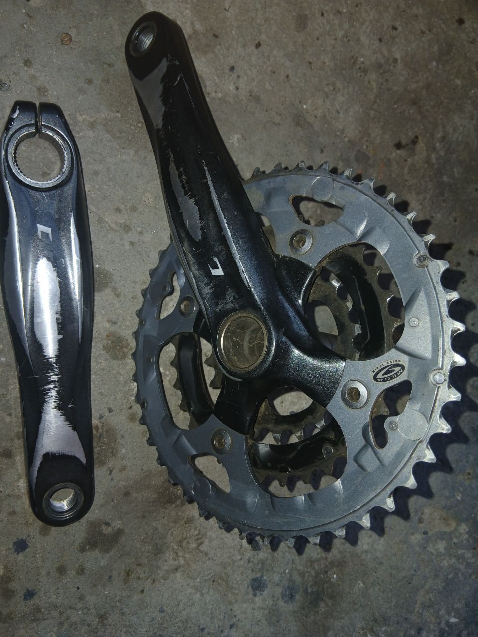Шатуны FC-M590 Deore, 175 mm