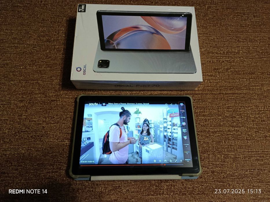 планшет Oscal Pad 70  4+3 ГБ | 128 Gb hdd