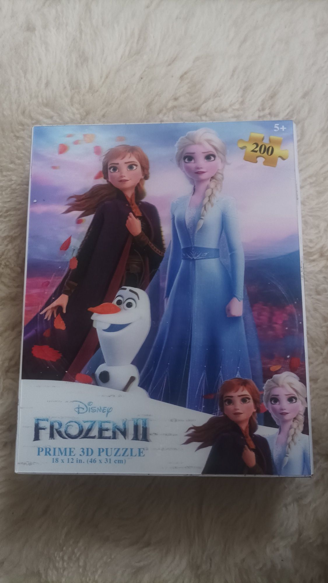 Пазли 3D Frozen Холодне серце Ельза та Анна 200 деталей