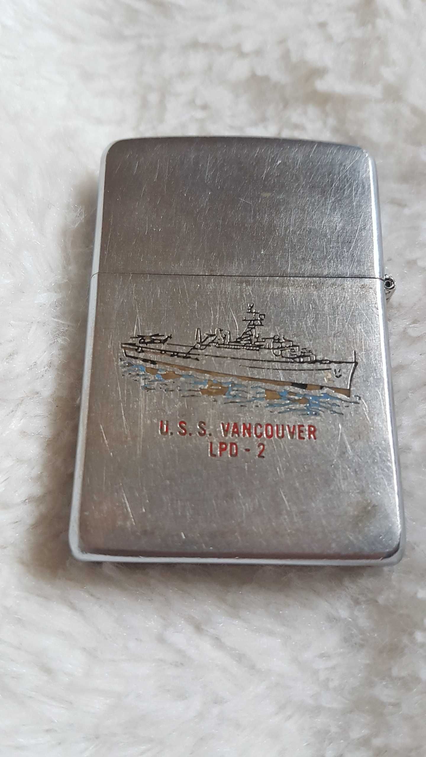 Zapalbiczka Zippo USS Vancouver LPD-2 1969r.