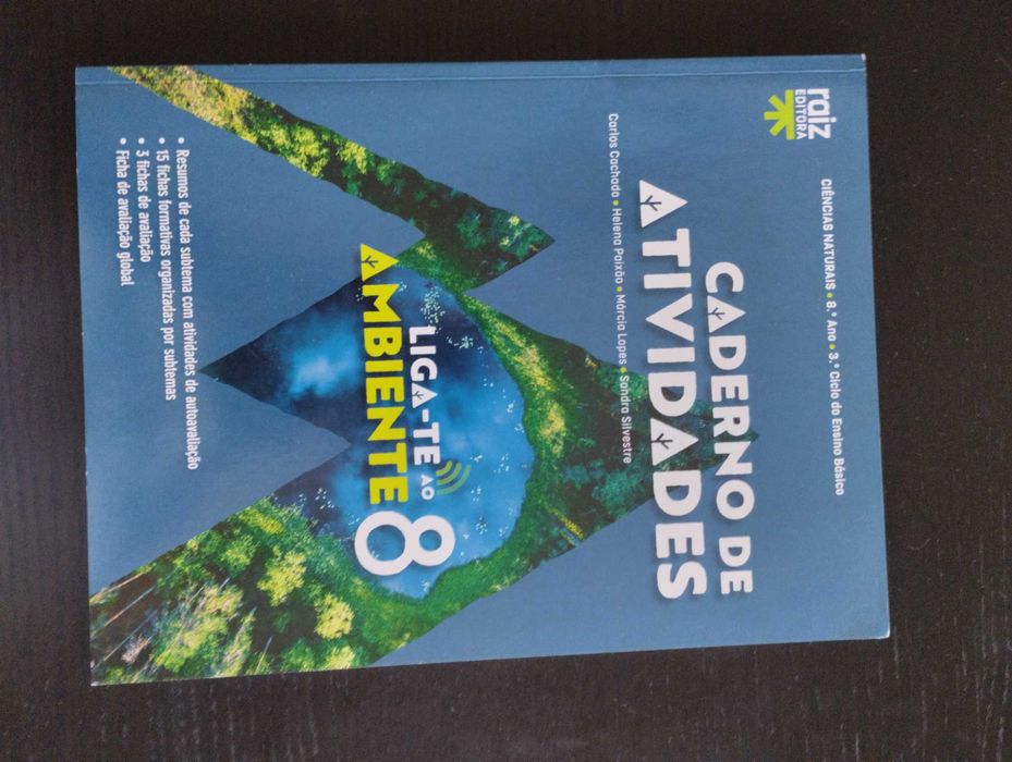 Apoio ao estudo!! Caderno de atividades de Ciências Naturais do 8º ano