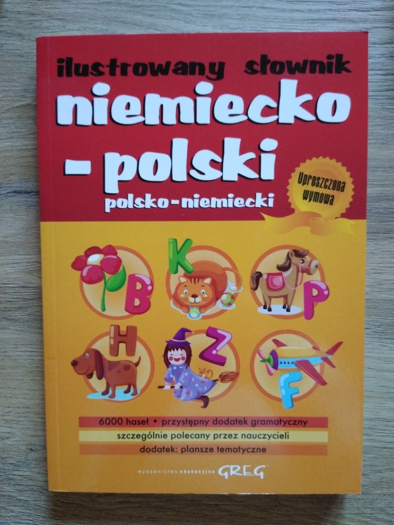 Słownik polsko-niemiecki ilustrowany Greg