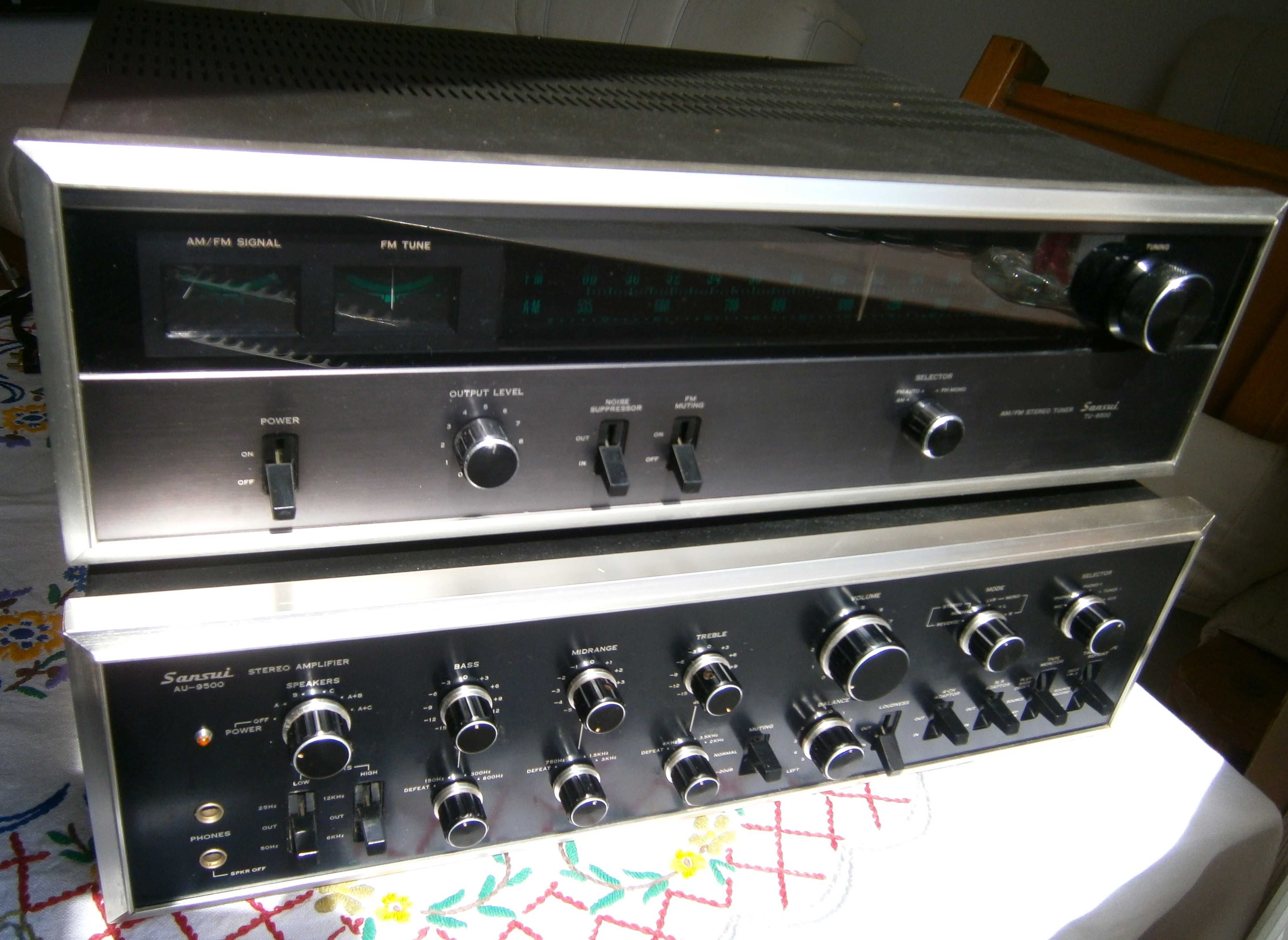 sansui au 9500 + tu 9500