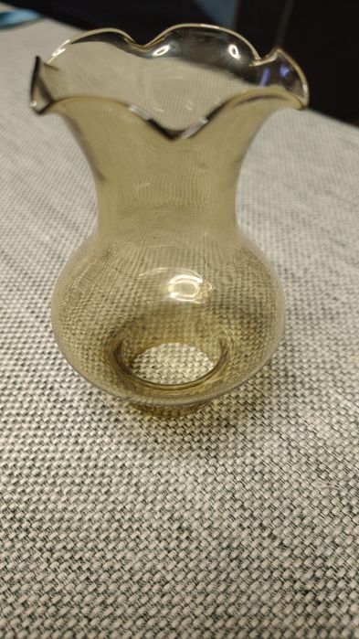 Lampa naftowa stara kompletna zielone szkło