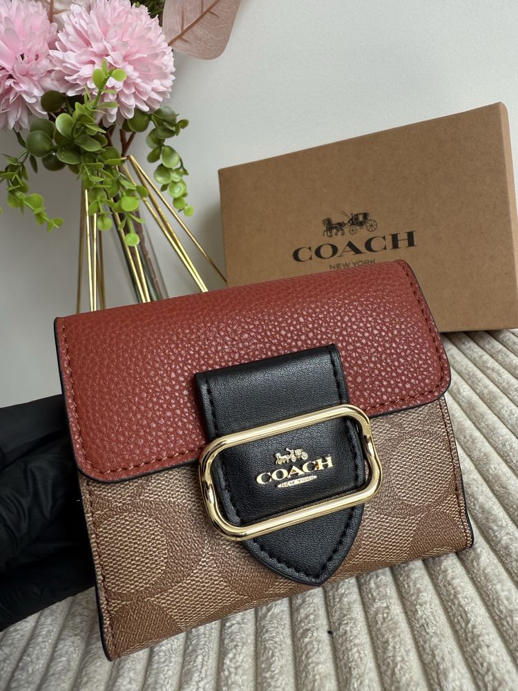 Гаманець коач coach натуральна шкіра оптом дропшипінг все в наявності