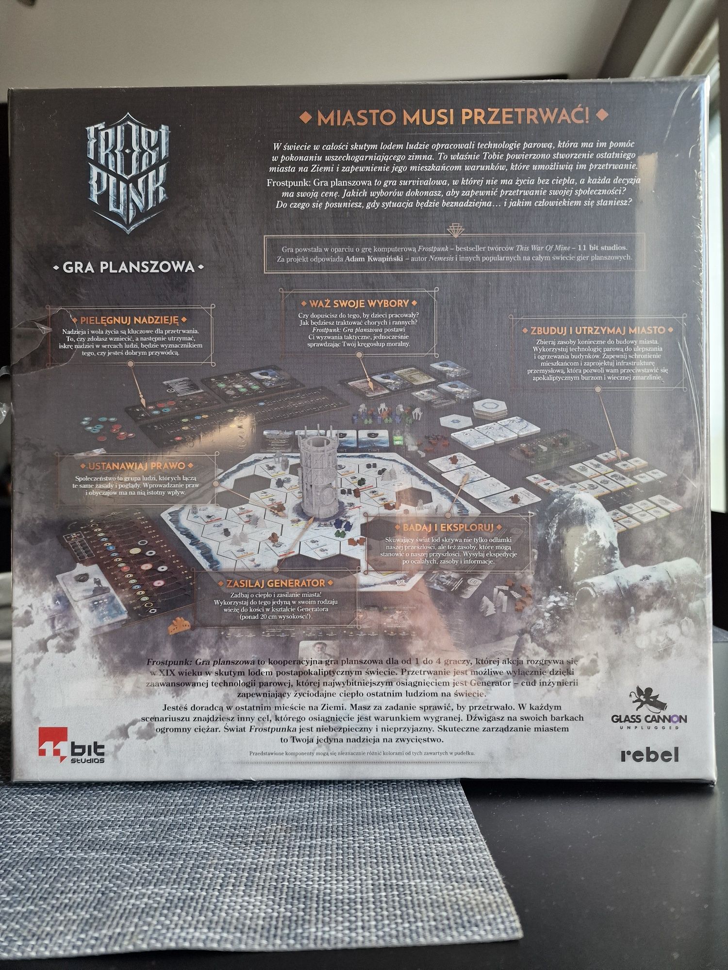Frostpunk- gra planszowa