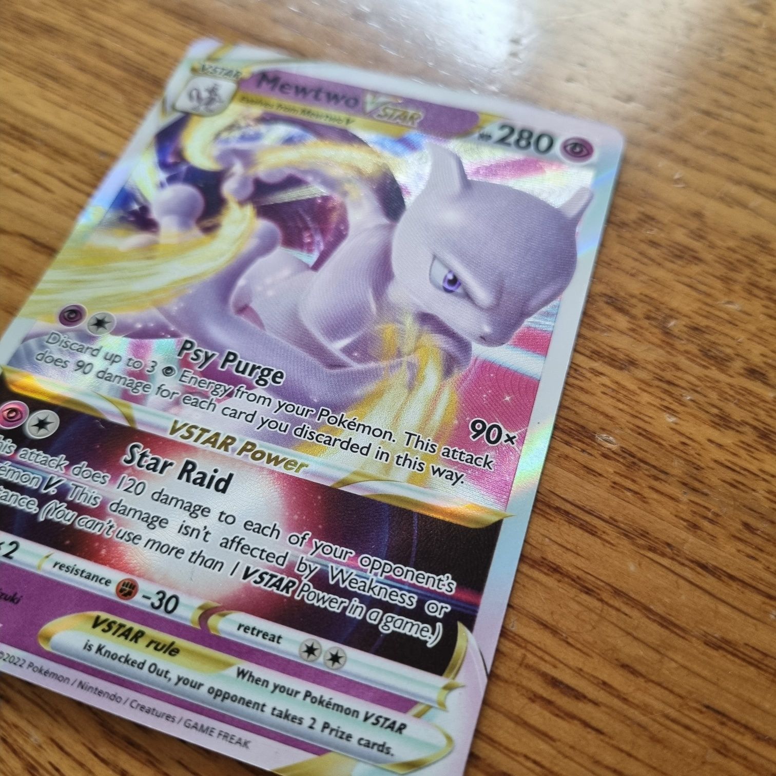 Karta Pokemon Mewtwo