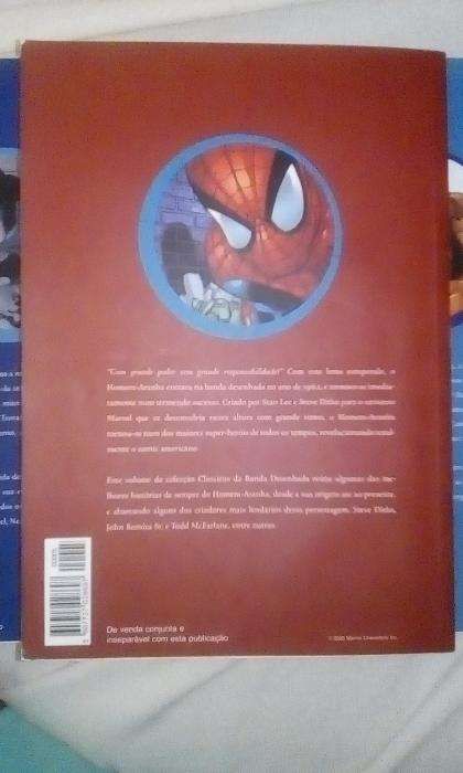 homem Aranha, coleção os clássicos da Banda Desenhada Marvel e DC