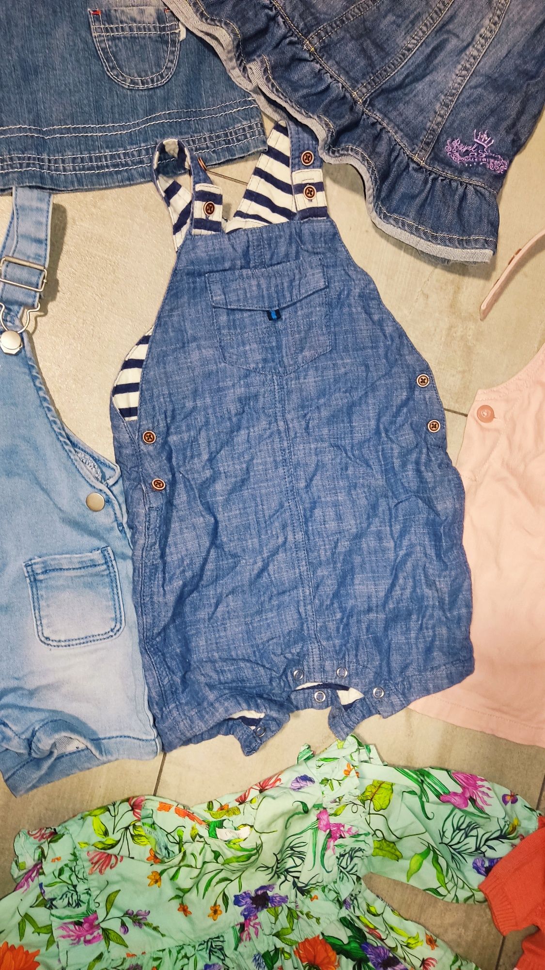 Ubranka jeans dla dziewczynki 6-9-12