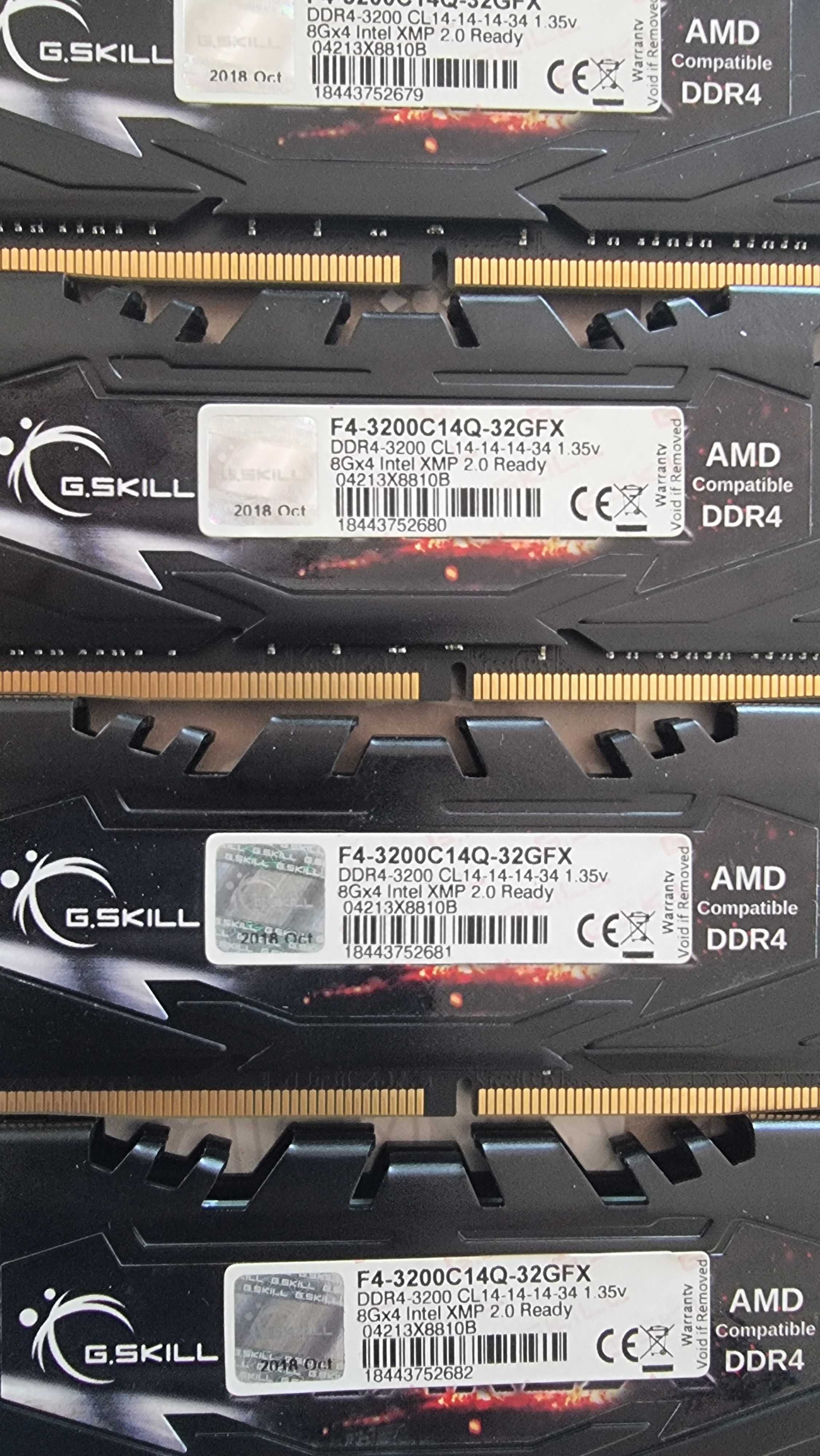 Pamięć RAM G.Skil DDR4-3200 CL14 4x8GB Blister