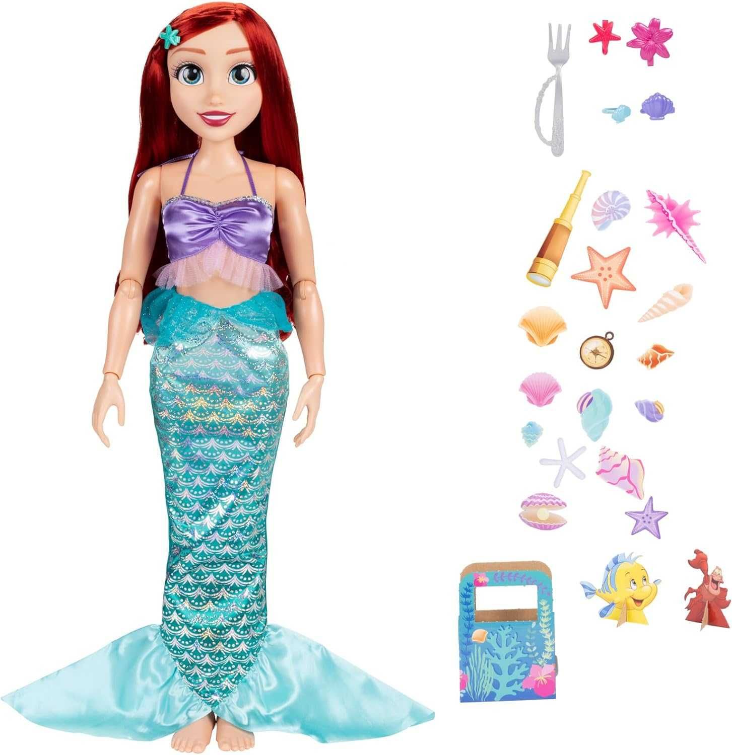 Disney Princess Ariel. Ростовая кукла Ариель,81см.оновлена версія 2023