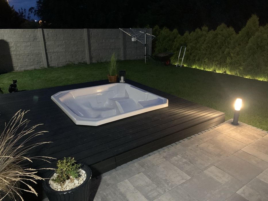 Jacuzzi balia beczka Hydromasaż Aeromasaż opalane drewnem eurolineSPA