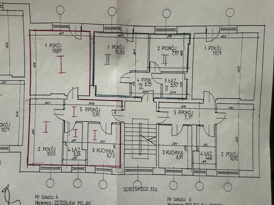 Mieszkanie  1 pietro 77m2 (2lazienki 5 pokoi)