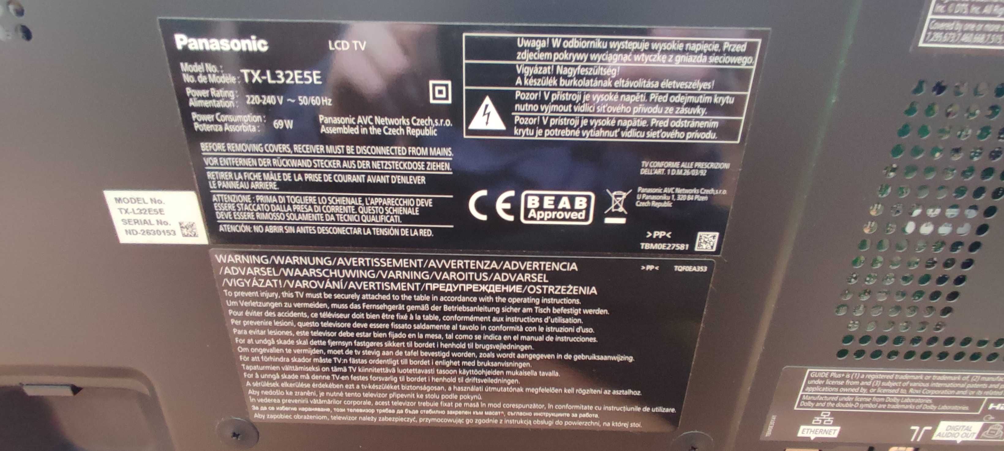 Telewizor Panasonic TX-L32E5E