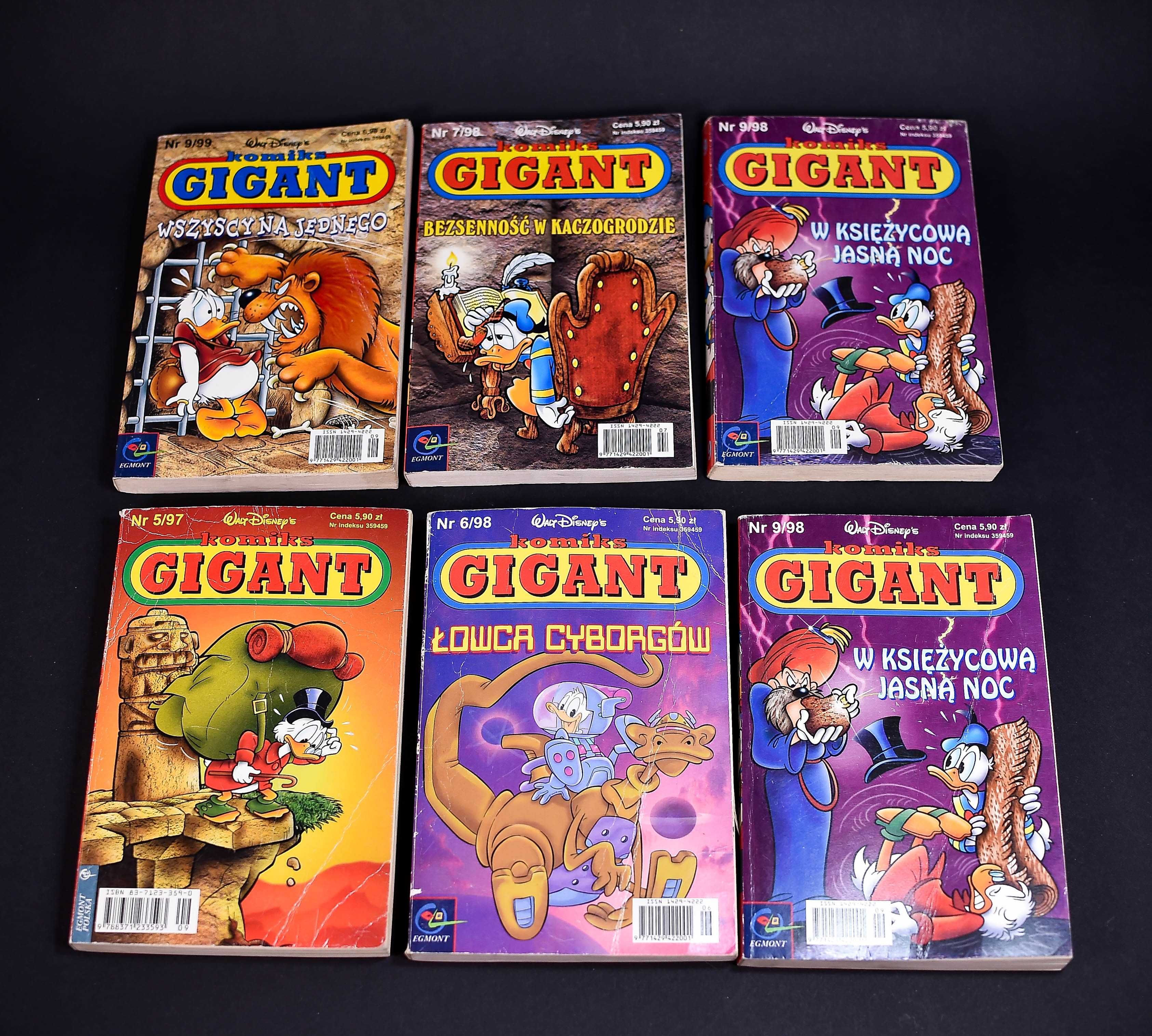 Komiksy # Zestaw GIGANT 6 sztuk