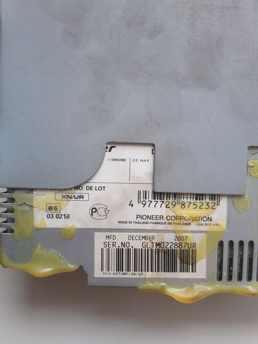 Магнитофон pioneer и рамка хюндай акцент