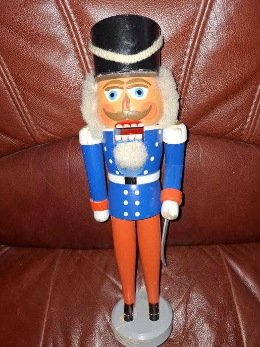 Dziadek do orzechów, figurka żołnierza, dekoracja,vintage