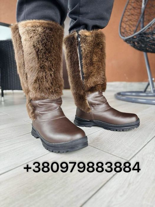 Продам сапожкі унти, видра і бобер шию на заказ любий розмір