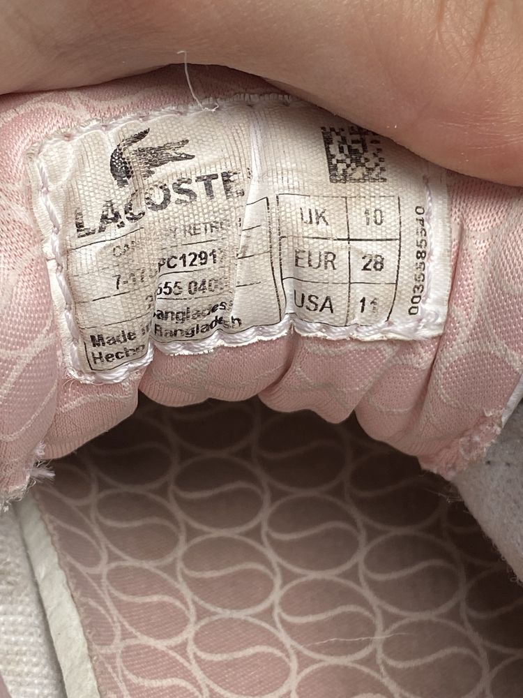 Dziecięce buty Lacoste