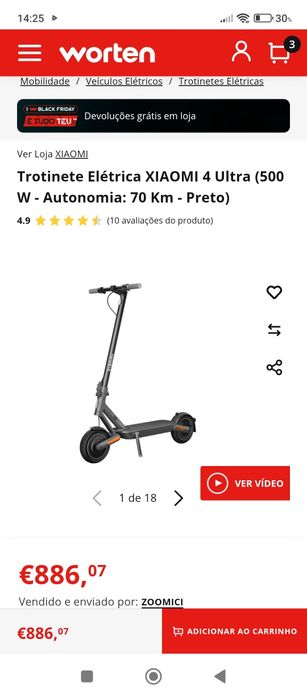 Trotinetes elétricas