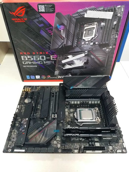 Топ комплект: Asus Strix B560-E Gaming WiFi+Intel I7 10700F+DDR4 32Gb
