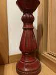 Coluna em ceramica antiga para vela ou outros