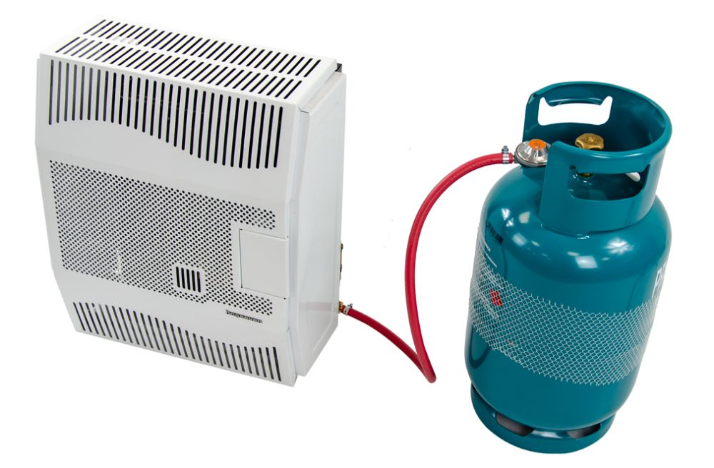 Grzejnik gazowy stalowy 5kW HDU5 nagrzewnica piec na butlę LPG