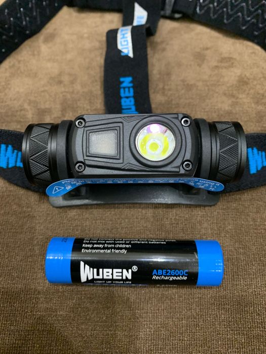 Wuben H1 V2.0 акм в комплекті налобний фонарик ліхтар