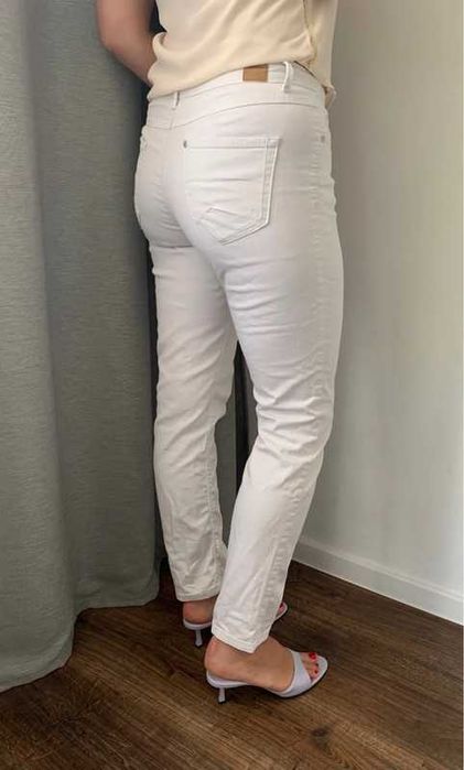 C&A białe spodnie skinny leg M