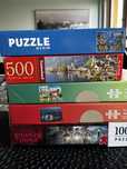 Puzzle 500 lub 1000 el. Kompletne