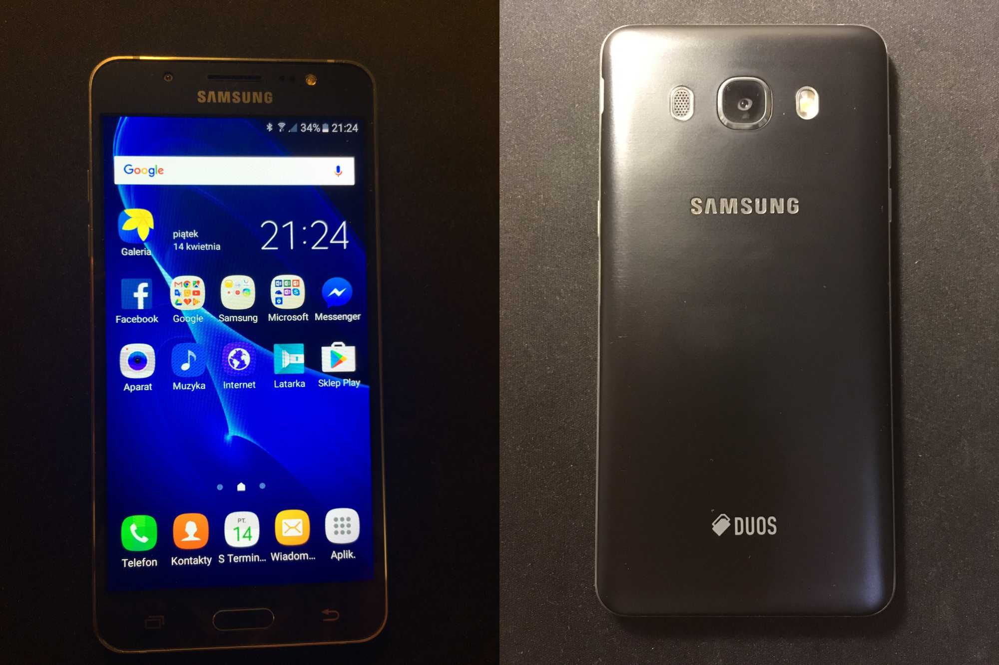 Samsung GALAXY J5 DUAL SIM nieuzywany jak nowy 16 GB RAM