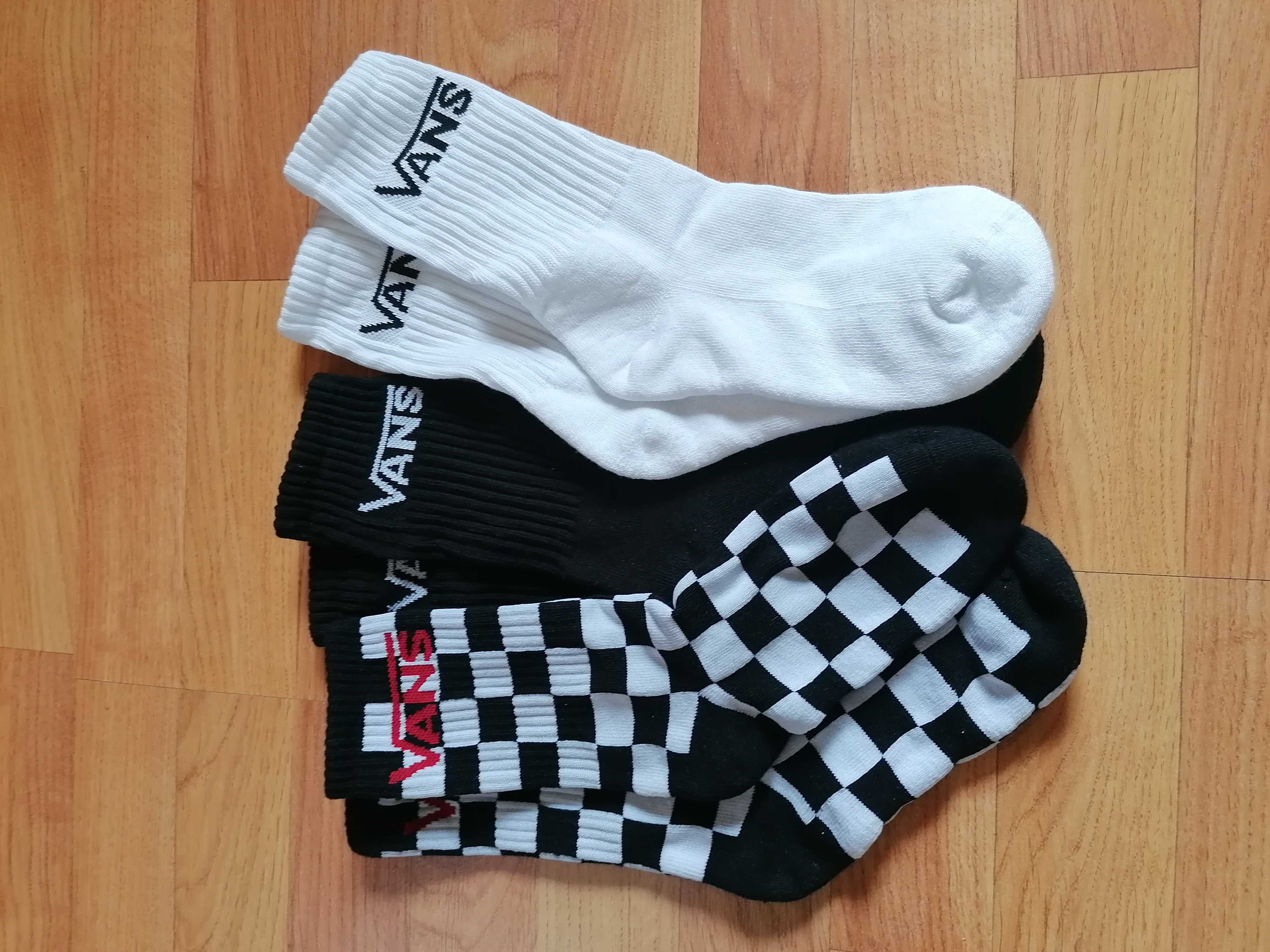VANS SKARPETY 31,5 - 38 oryginalne 3 pary, nowe bez metki