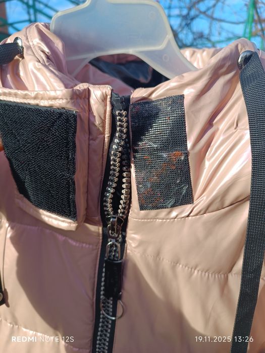 Зимова дитяча куртка дівчинка зимняя детская курточка девочка 146 р