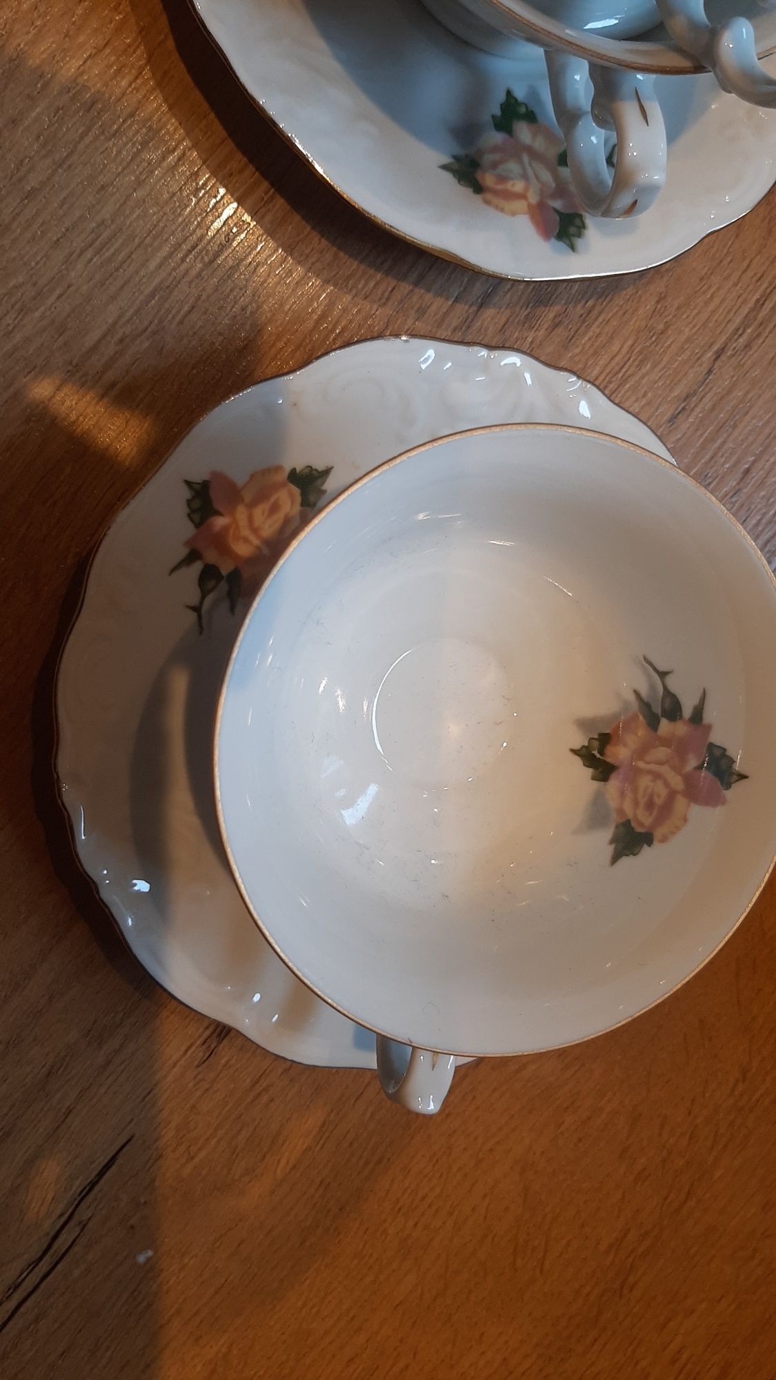 Zestaw filiżanek Porcelana Wałbrzych, polecam