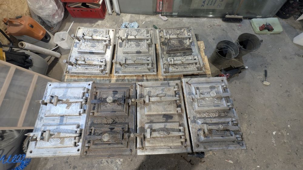 Drzwi żeliwne stare do pieca kaflowego