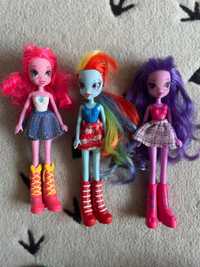 3 lalki My Little Pony Equestria Rainbow Dash+Pinkie Pie+Twilight Spar