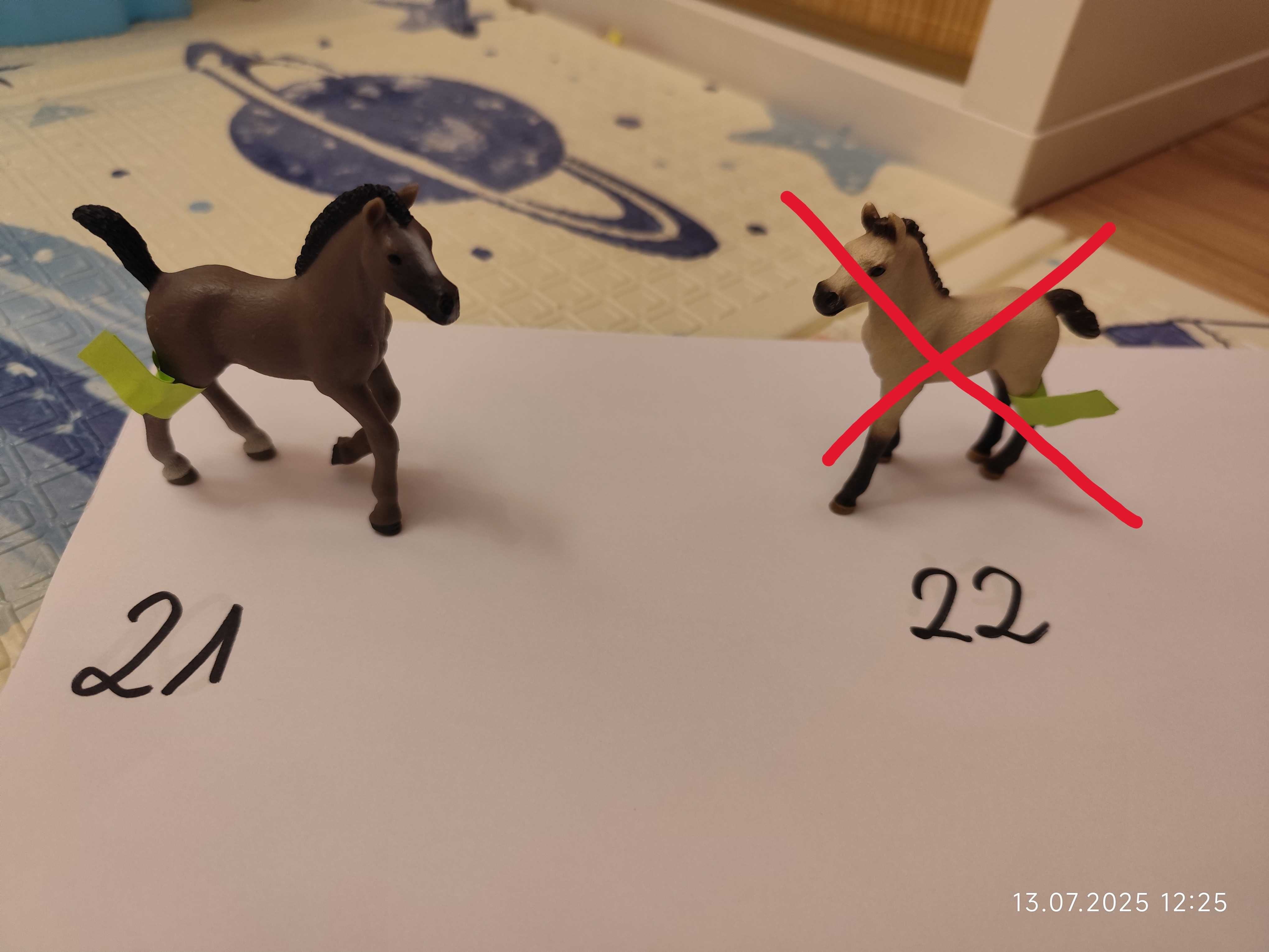 Konie SCHLEICH, wiele rodzajów, używane - konie, kucyki