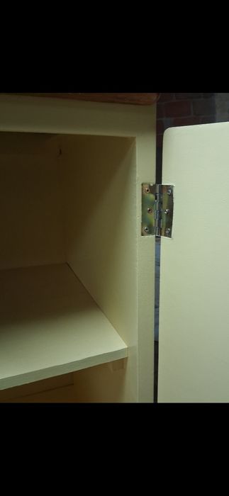 Kredens, stół, krzesła PRL