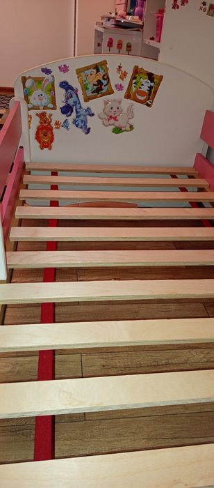 Łóżko łóżeczko 160x80 materac dziecięce dla dziewczynki