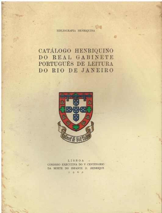 9009 Catálogo Henriquino do Real Gabinete Português de Leitura do Rio