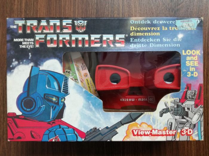 View-Master 3-D Edição The Transformers 1985, Hasbro Bradley, Inc.