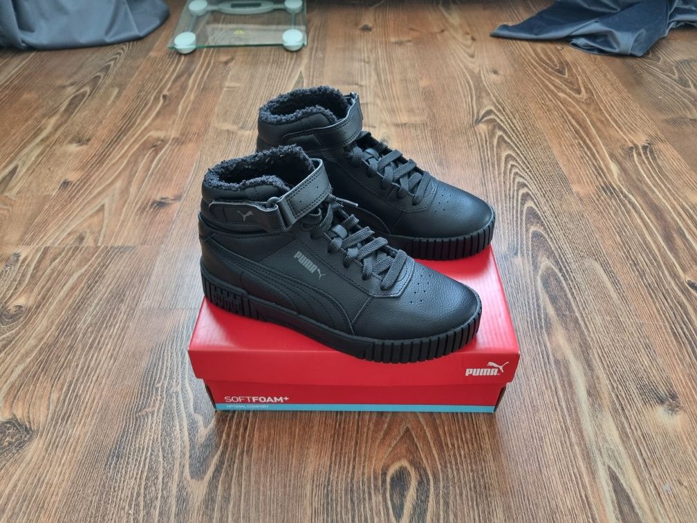 Puma Carina 2.0 Mid WTR. Damskie sneakersy, buty sportowe